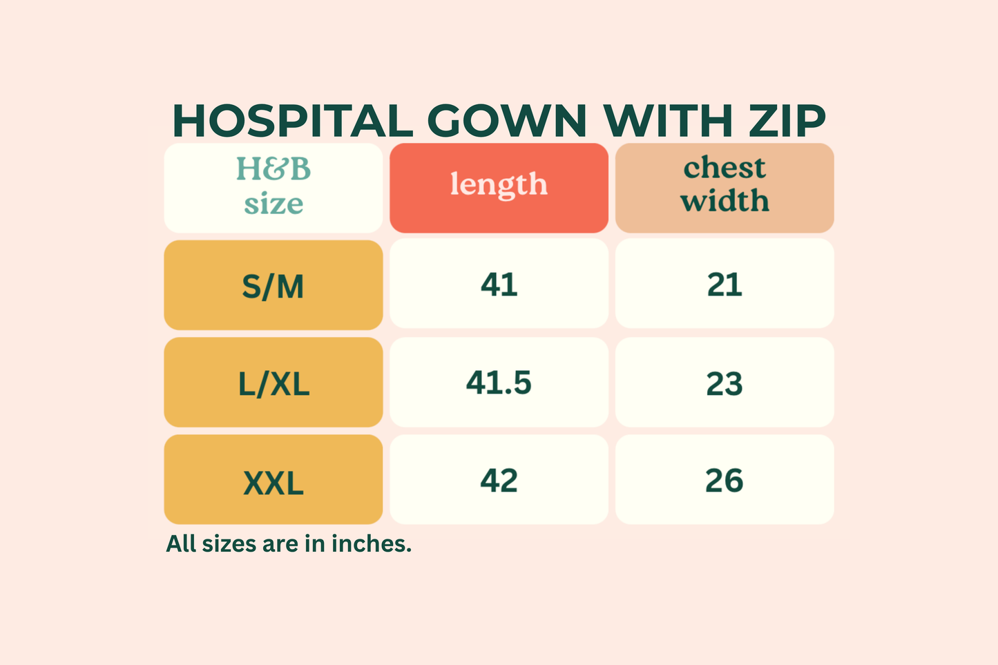 Navy Blue Hospital Gown With Zip