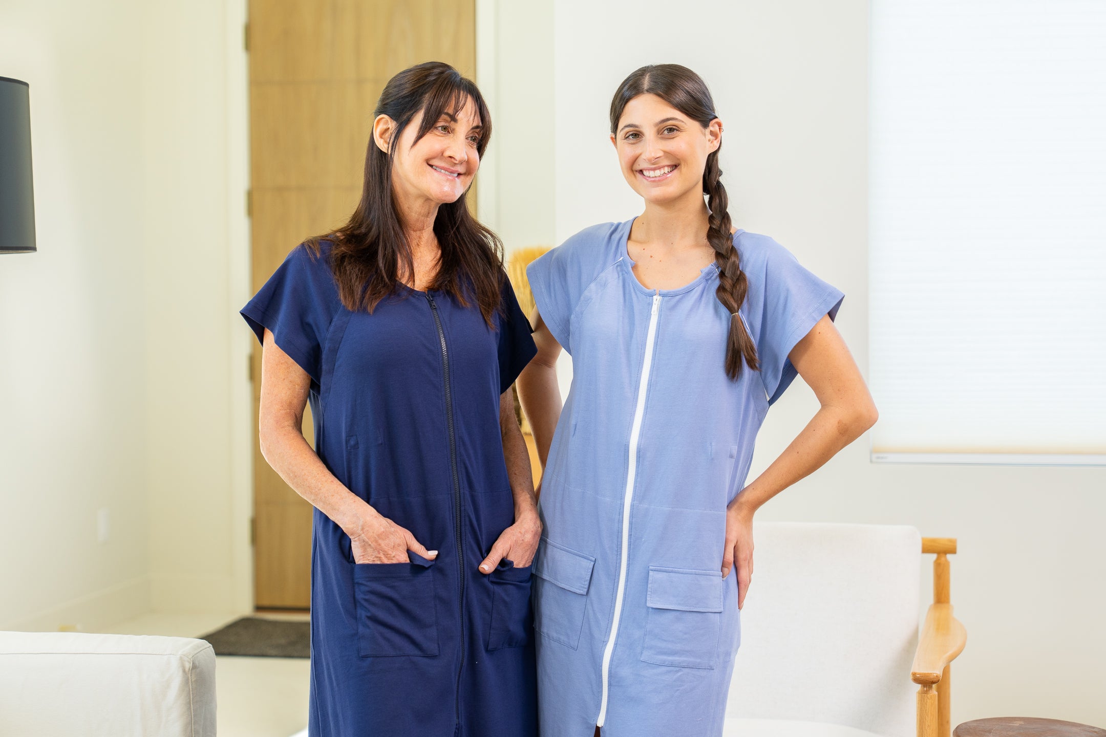 Recovery Hospital Gowns with Zip – Hudson & Broome