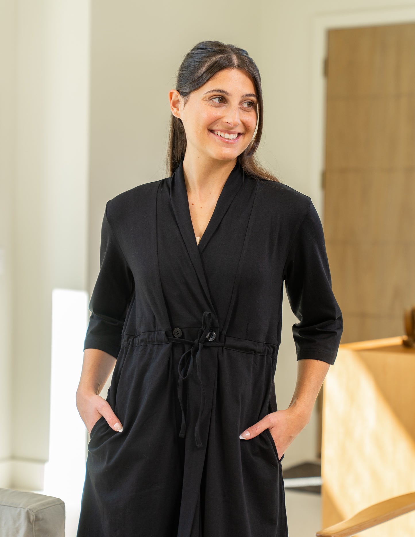 Midnight Black Recovery Robe