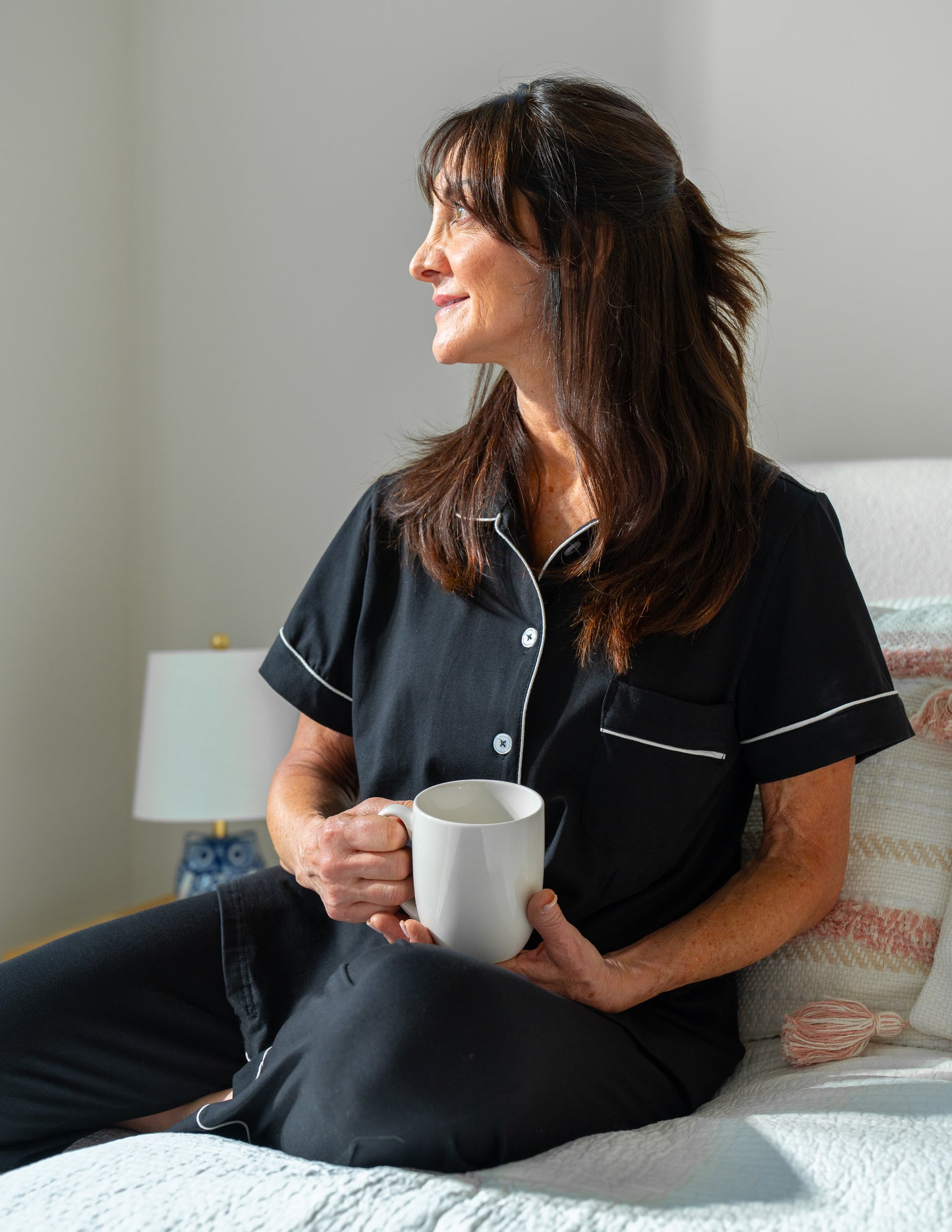 Midnight Black Recovery Pajamas