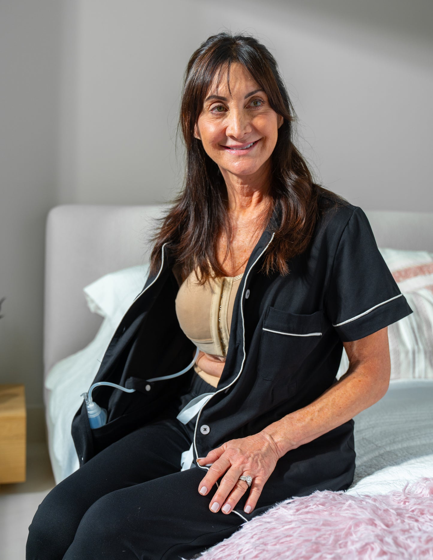 Midnight Black Recovery Pajamas