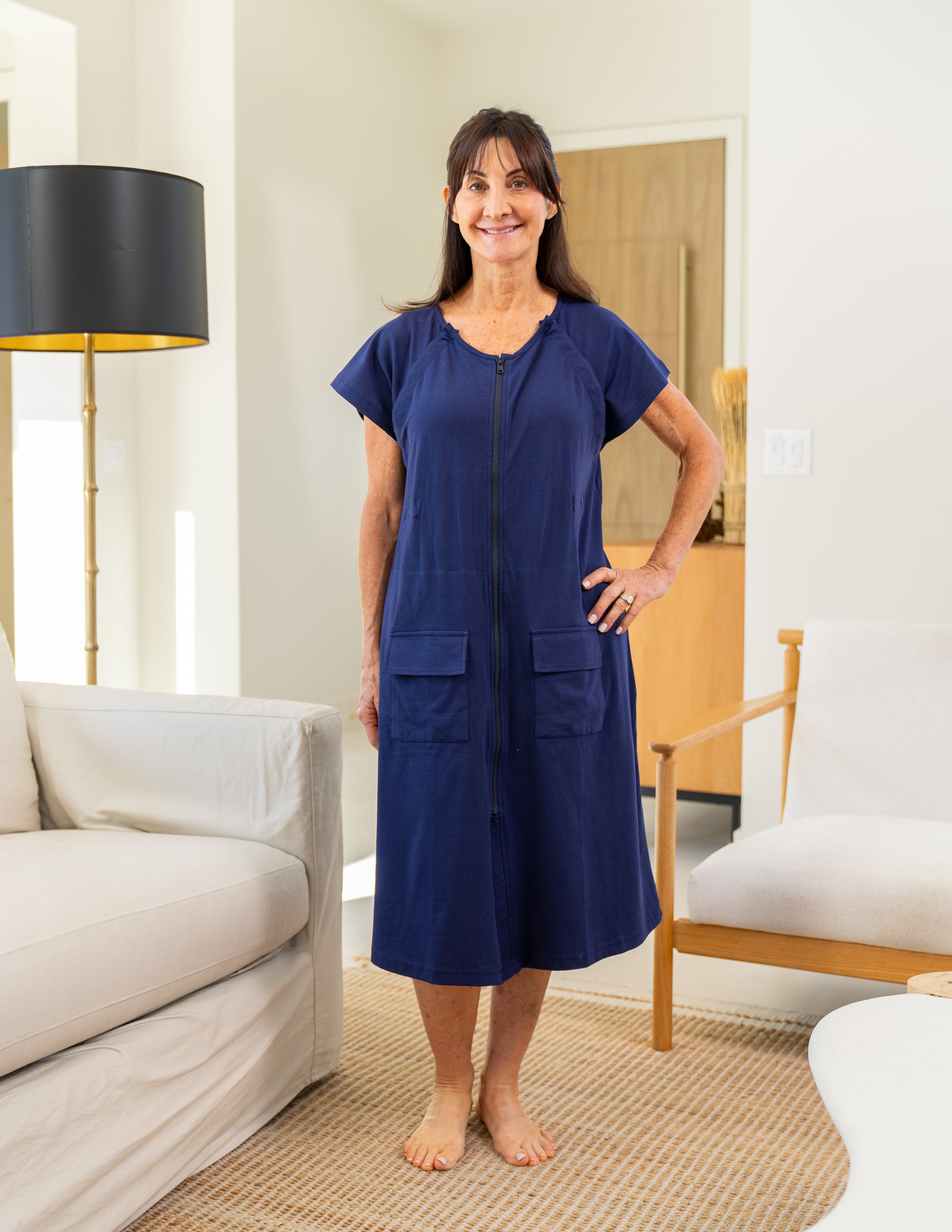 Recovery Hospital Gowns with Zip – Hudson & Broome