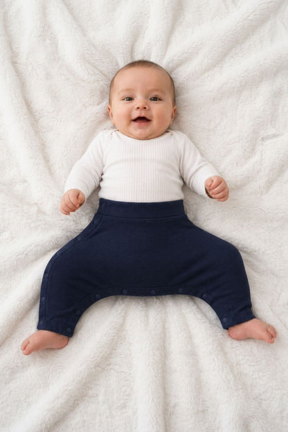 Adaptive Hip Dysplasia Baby Pants Navy Blue