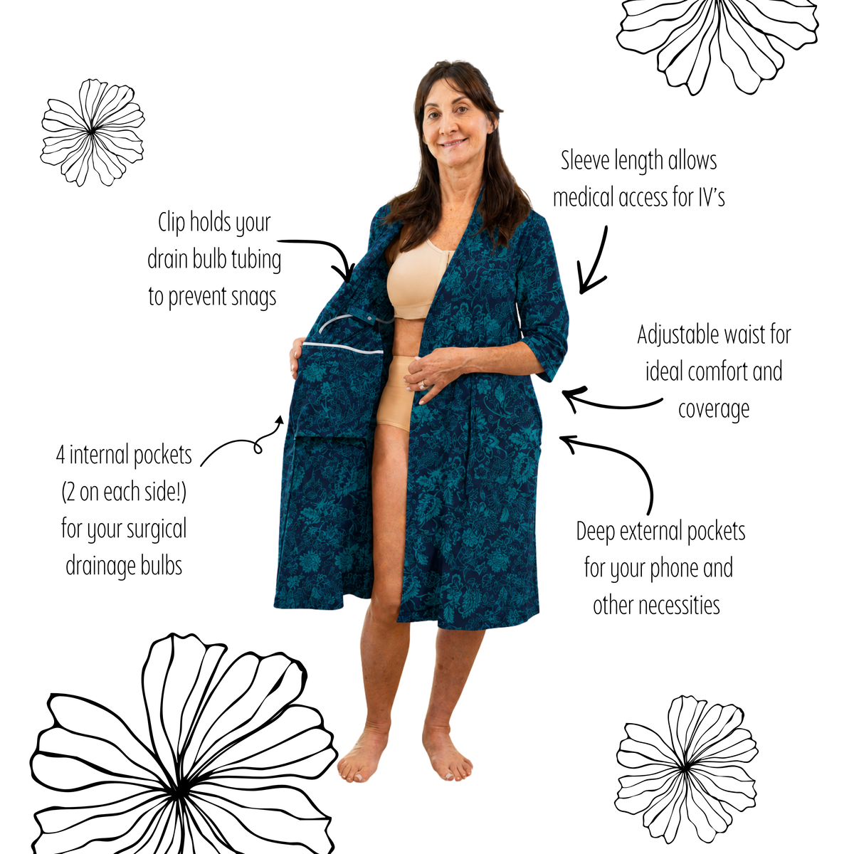 Phoebe Recovery Robe