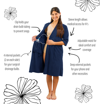 Navy Recovery Robe